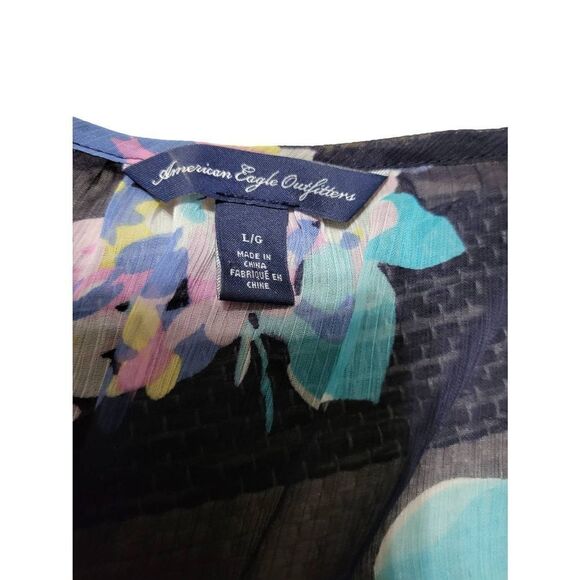 American Eagle Outfitters Blousan Top - Picture 3 of 6